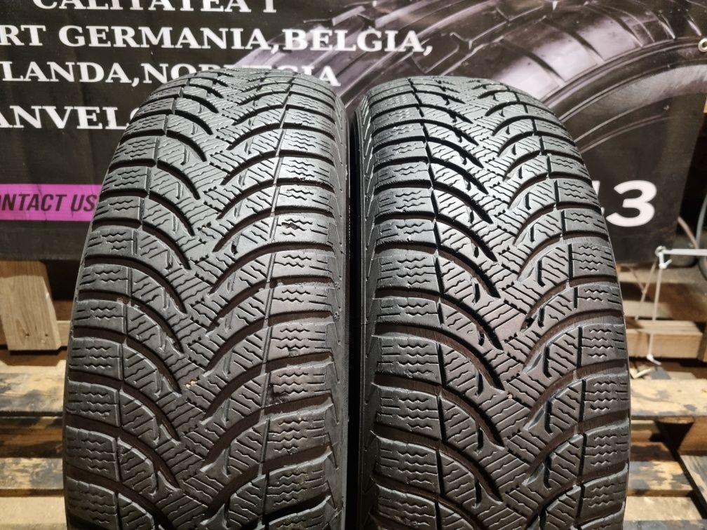 2 Anvelope Michelin 185.60.R15 profil 6,7 mm 1 an garanție