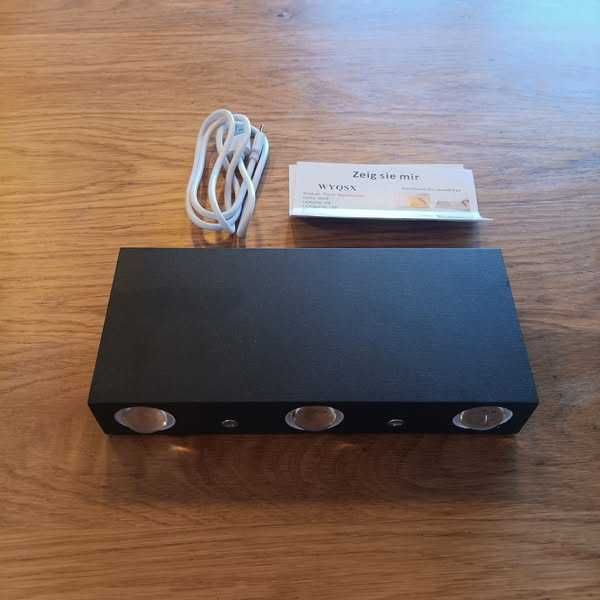 НОВА! USB LED стенна лампа, димируема, магнитна, 6W, 4000mAh