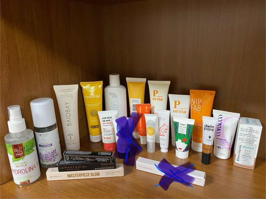 Нова неизползвана козметика