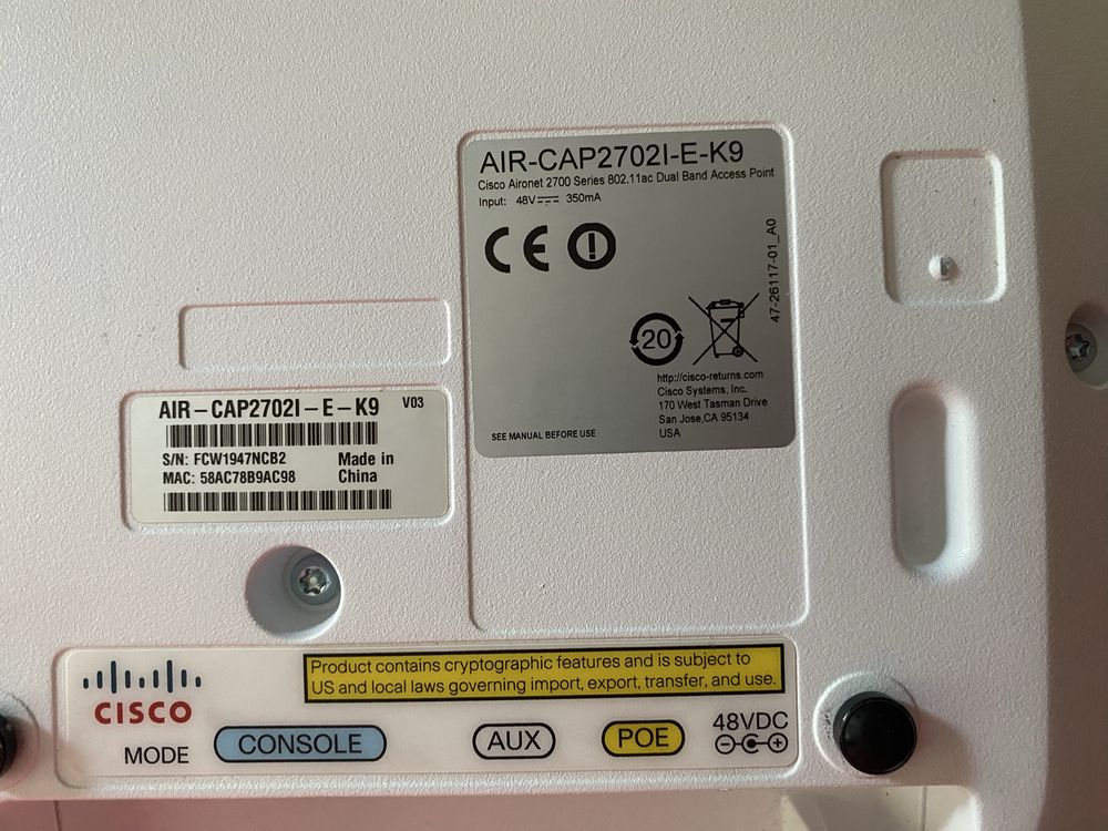Cisco WiFi AP.