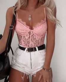 Blugi albi scurti de club