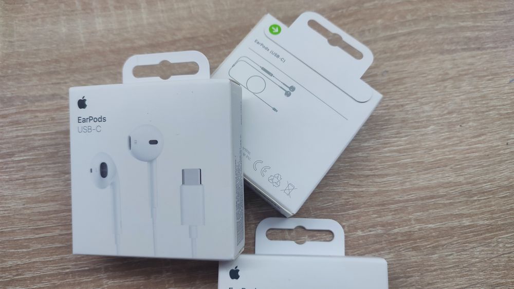 Căști Apple EarPods cu Conector USB-C Originale iPhone 15 / iPhone 16