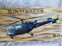 Macheta kit Alouette III Sa 316/319 sau varianta IAR 316, Heller