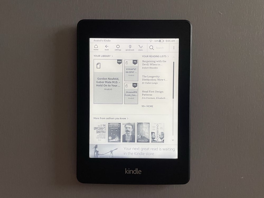 Amazon Kindle Paperwhite 6th generation - с подсветка