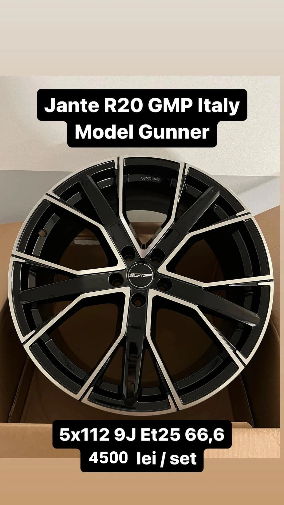 Jante noi GMP Gunner R20 pentru Audi A4 A5 A6 A7 A8 Q7 Q8 Touareg GLE