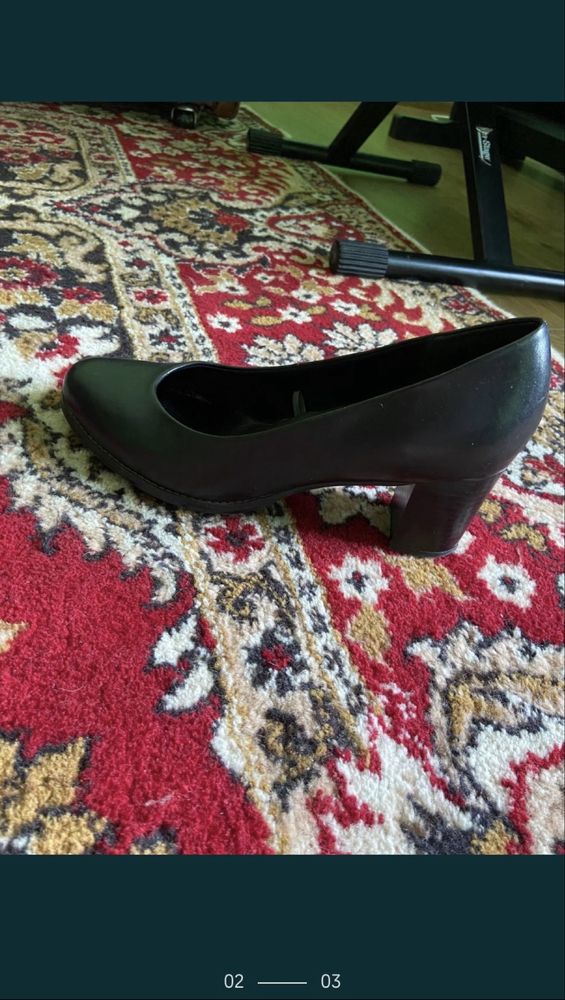Pantofi femei din piele naturala