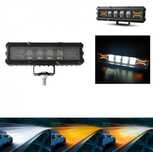 15,5 cm 7д диоден мощен халоген led bar бяла и жълта светлина 12v - 24