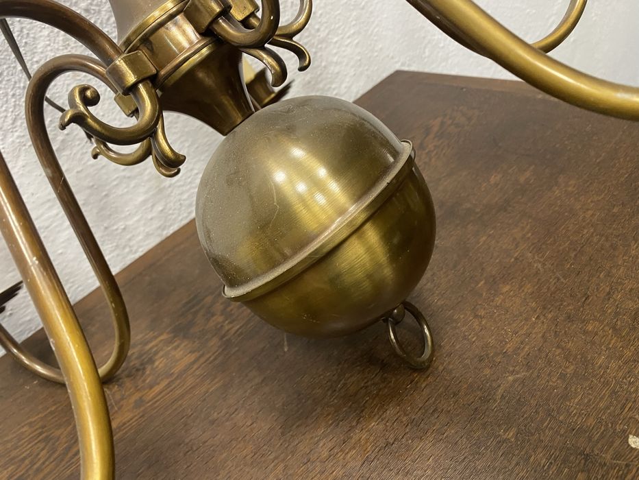 Месингов полилей 5 рамена Dutch Flemish стил Нидерландия