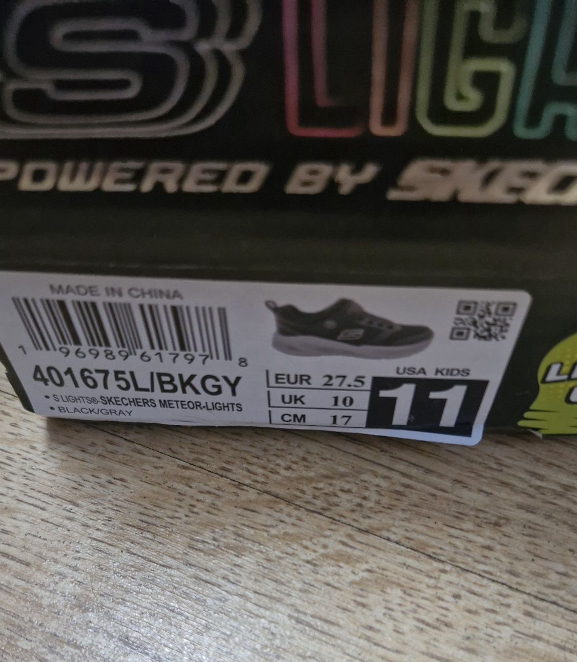 Светещи маратонки Skechers 27.5н-стелка 18см