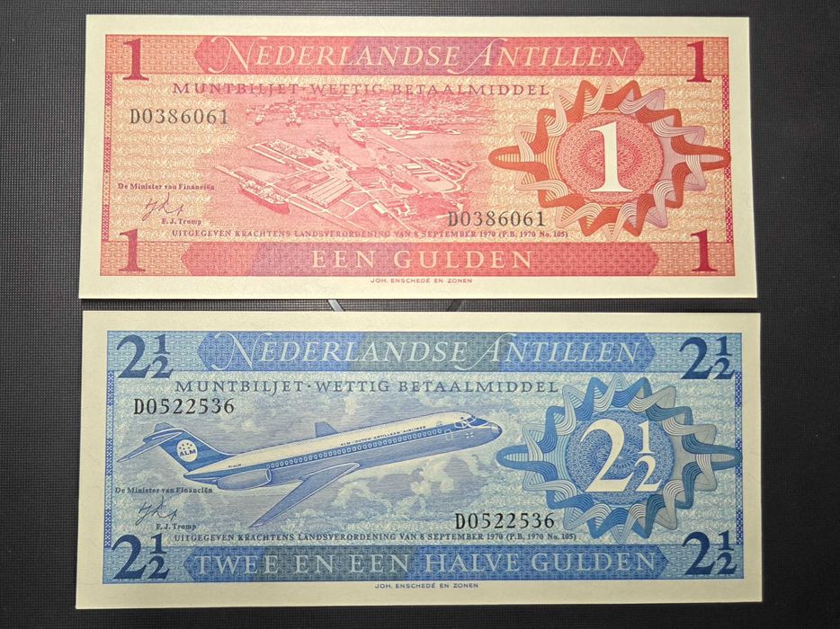 Bancnote din Bahamas, Antilele Olandeze, Italia și Portugalia