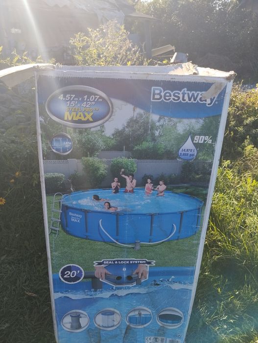 Продам каркасный бассейн круглый