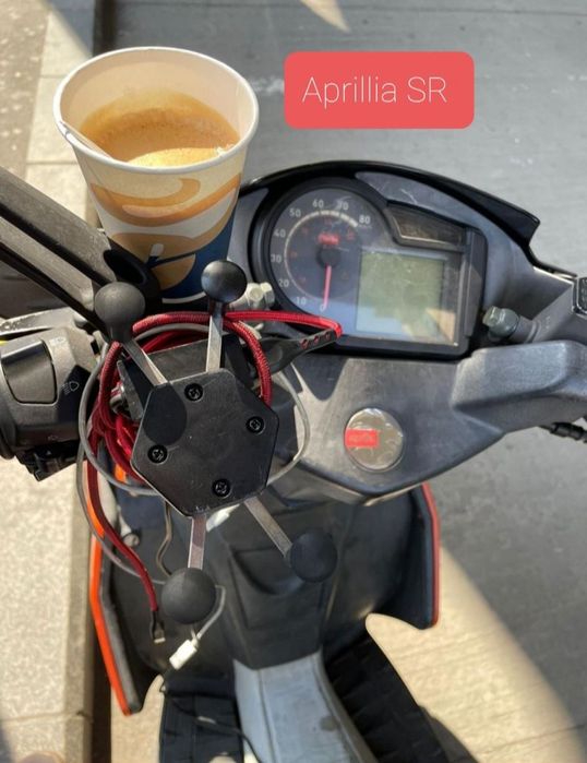 Suport Telefon Moto/Scuter X Grip (+ incarcare USB)