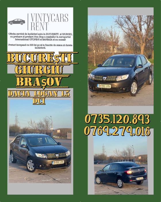 Inchirieri Auto VintyCars Rent Giurgiu-Bucuresti