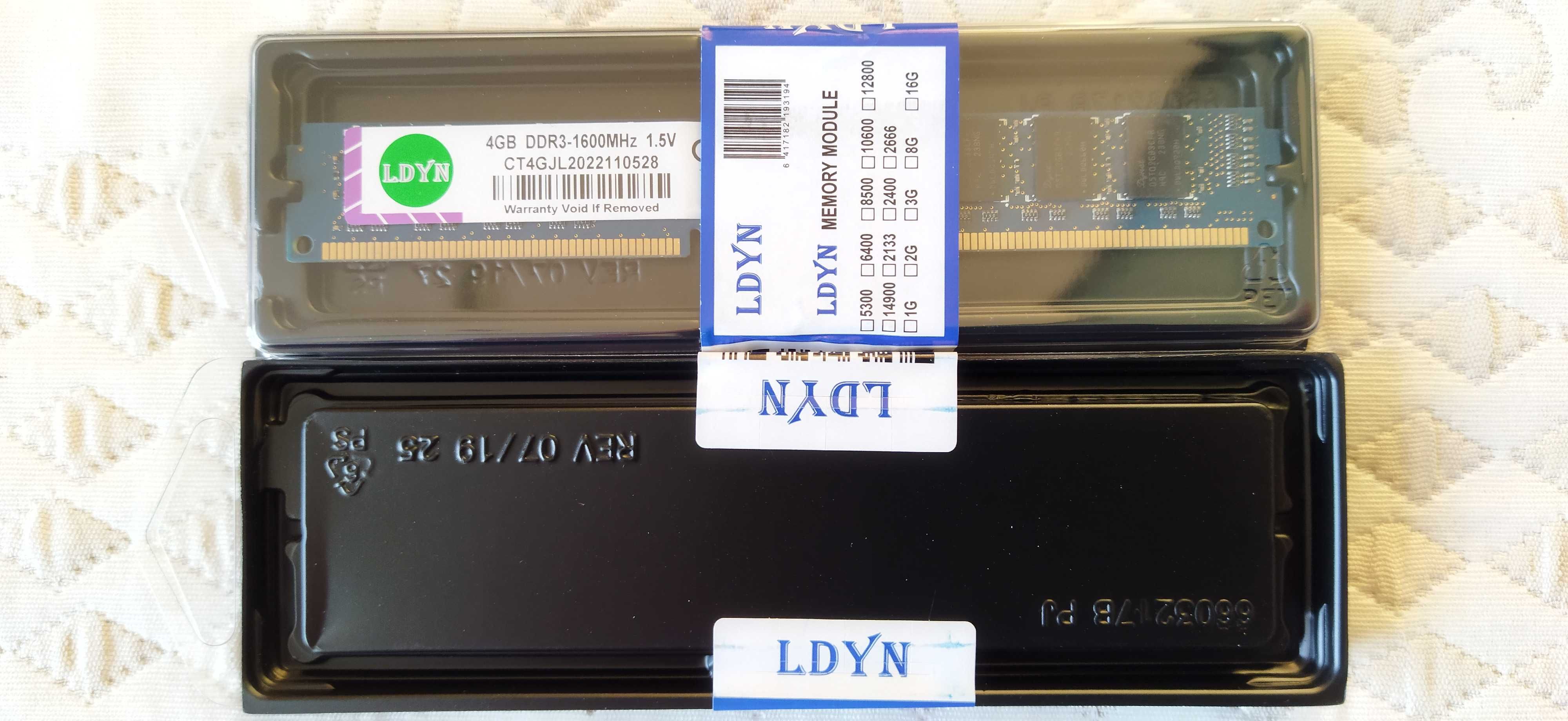 ОЗУ DDR3 4G 1600 МГц для настольного компьютера новая