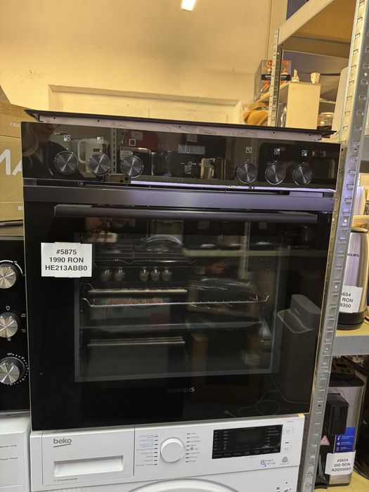 Set Cuptor electric încorporabil si plita Siemens HE213ABB0