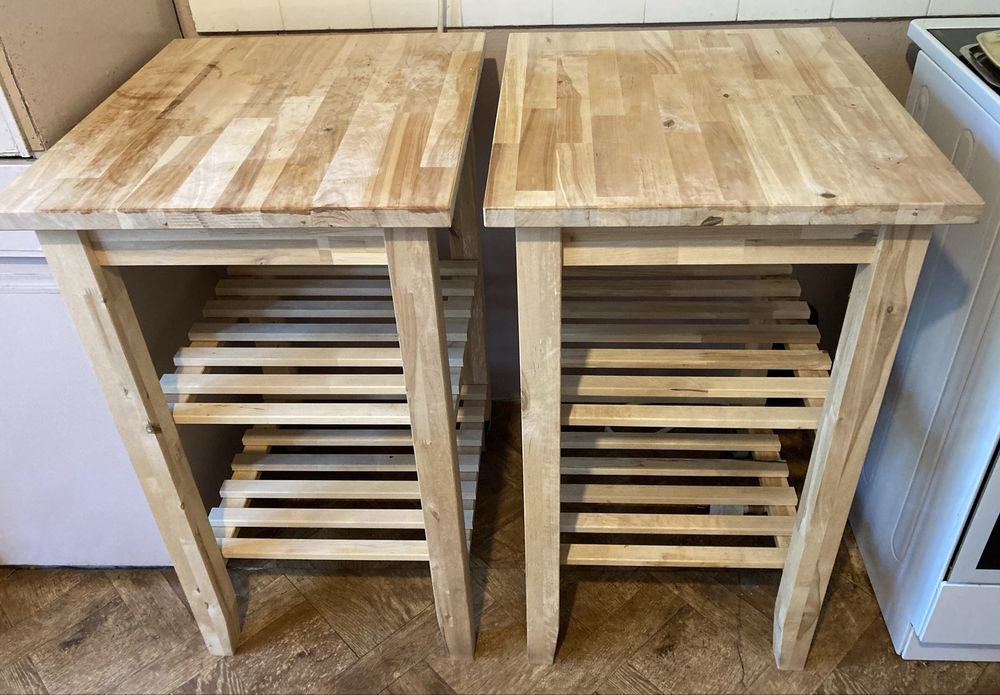Кухненска помощна маса на колелца BEKVÄM Ikea