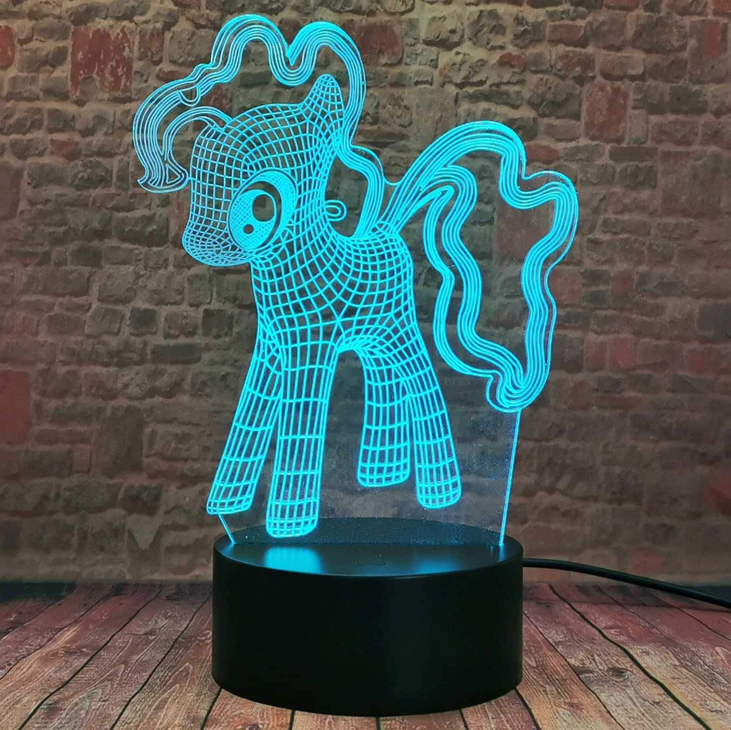 3D лампа My Little Pony с дистанционно и многоцветно осветление
