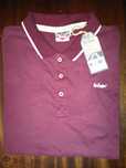 Мъжка блуза с яка Lee Cooper Peached Long Sleeved Polo Mens