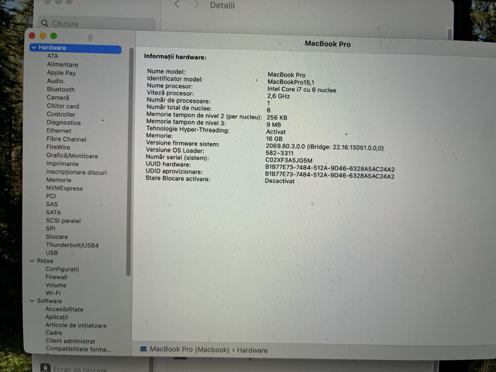 MacBook Pro 15,4 "