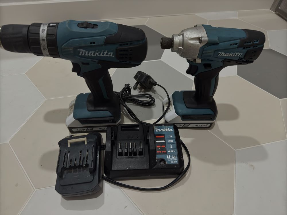 Makita TD127D и HP457D 18v сет винтоверти Оригинал