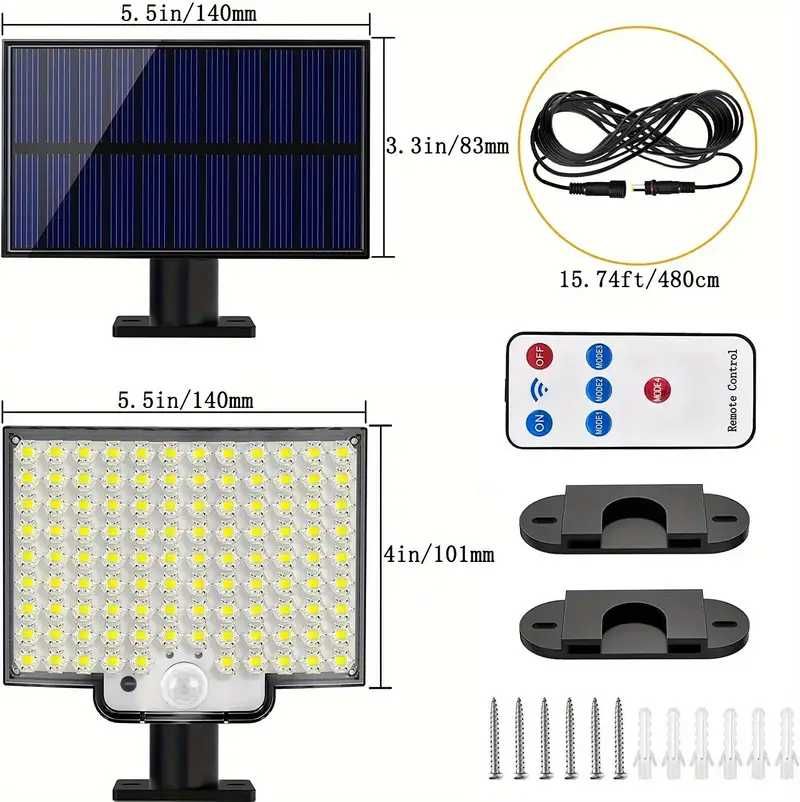 Lampa exterior cu incarcare solara NOU