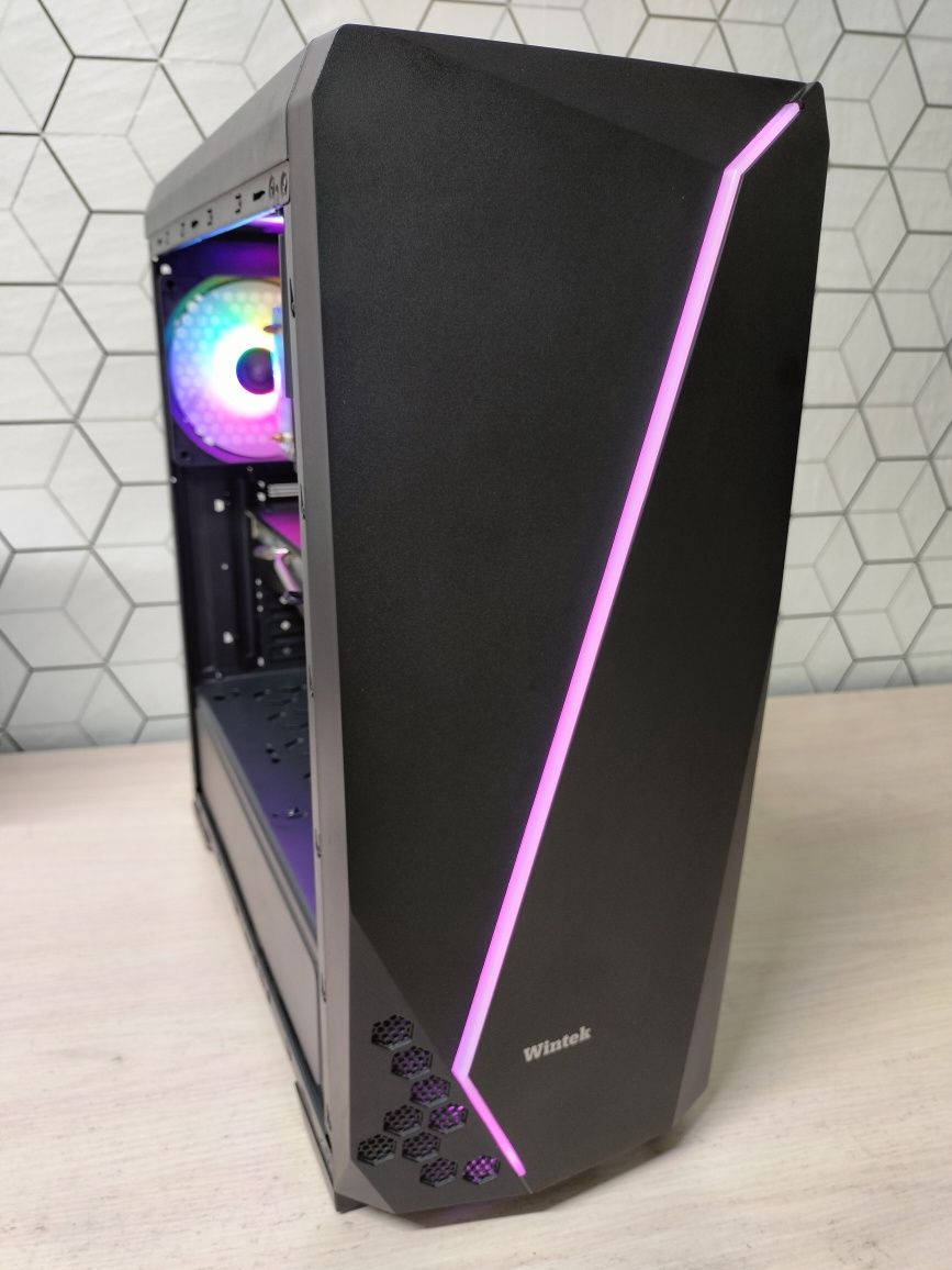 Intel Core i7, RX 580 8 GB, 16 GB RAM, SSD + HDD в полном комплекте