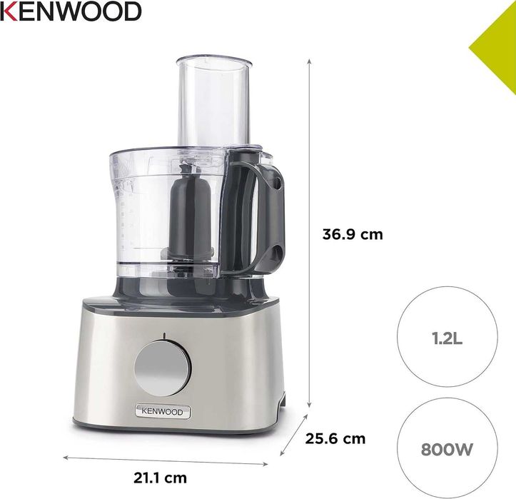 Кухненски робот Kenwood MultiPro Compact FDM301SS, 800W, 8 аксесоара
