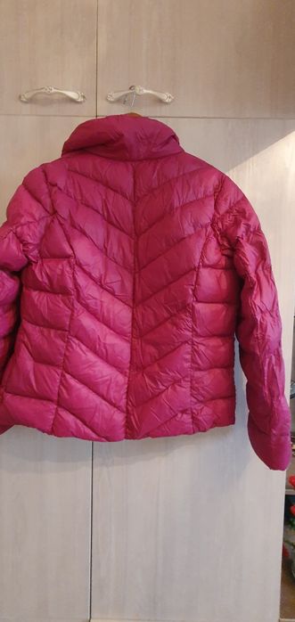 Куртка пуховик натуральный, польто  холофайдер. 46 размеры.