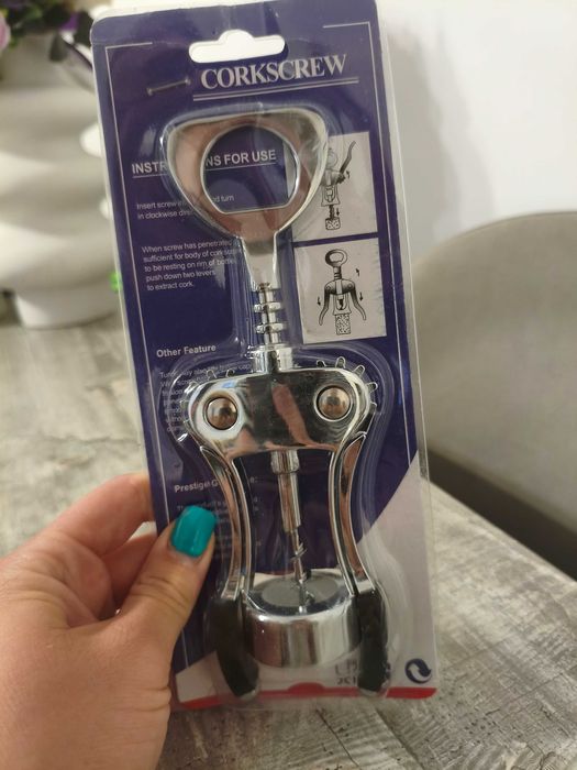 Tirbușon profesional Mixtooltoys, multifuncțional, inox/zinc