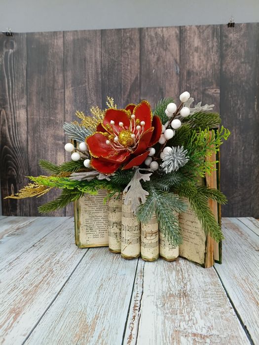 Новогодний (рождественский) декор. Настольная композиция.