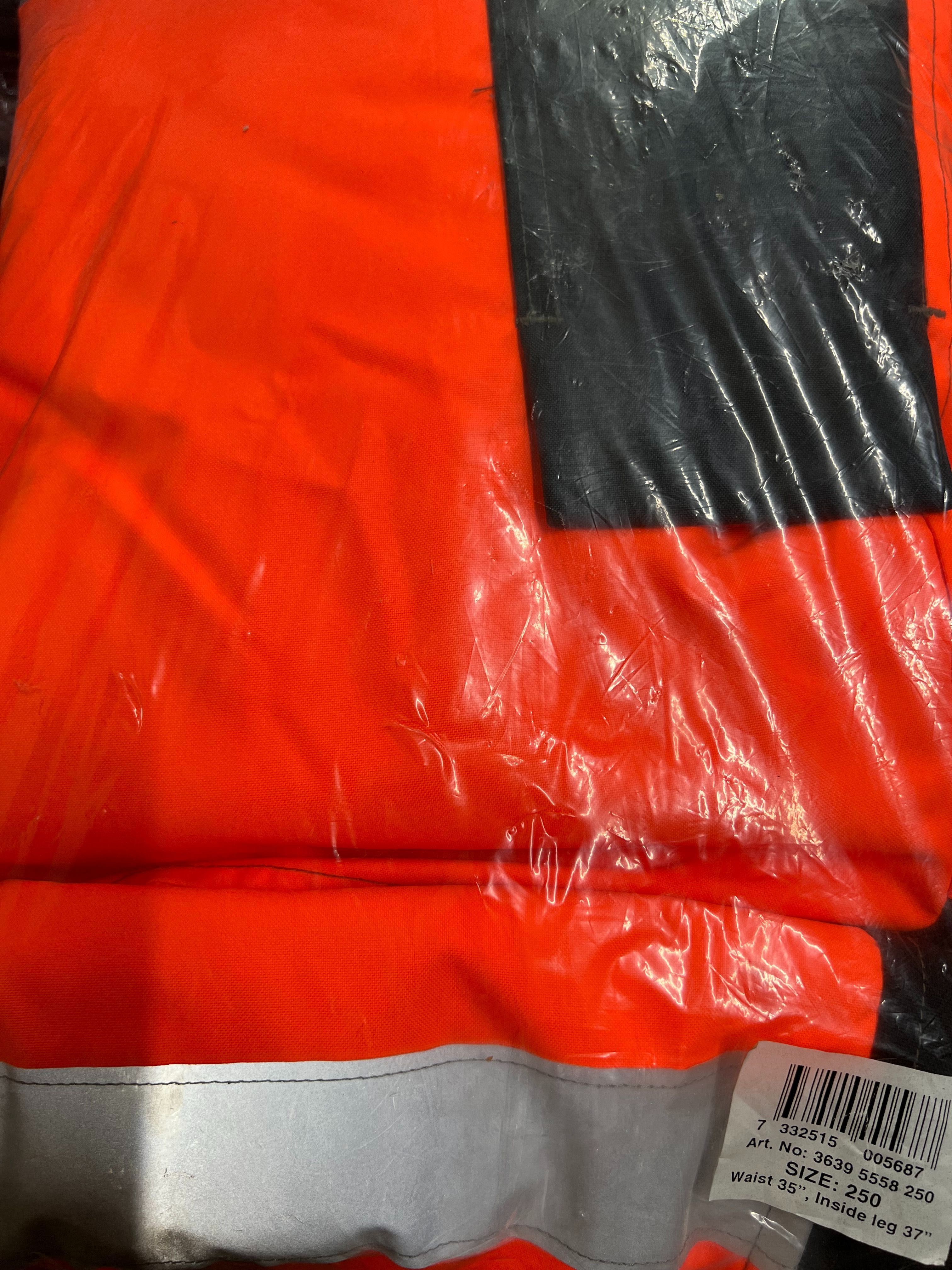Hi-Vis зимни работни панталони Snickers Workwear 3639 Class 2