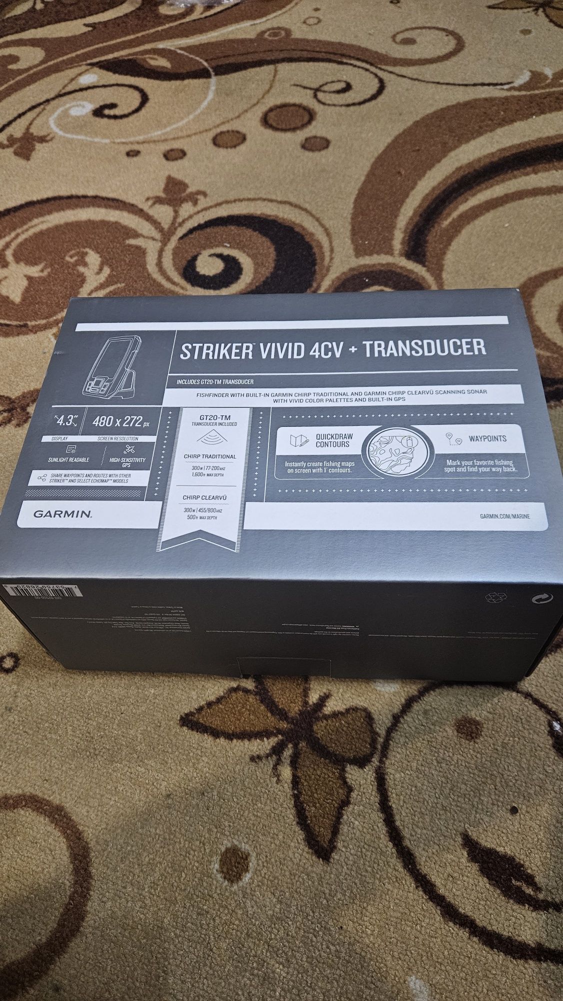 Эхолот Garmin STRIKER Vivid 4cv + transducer