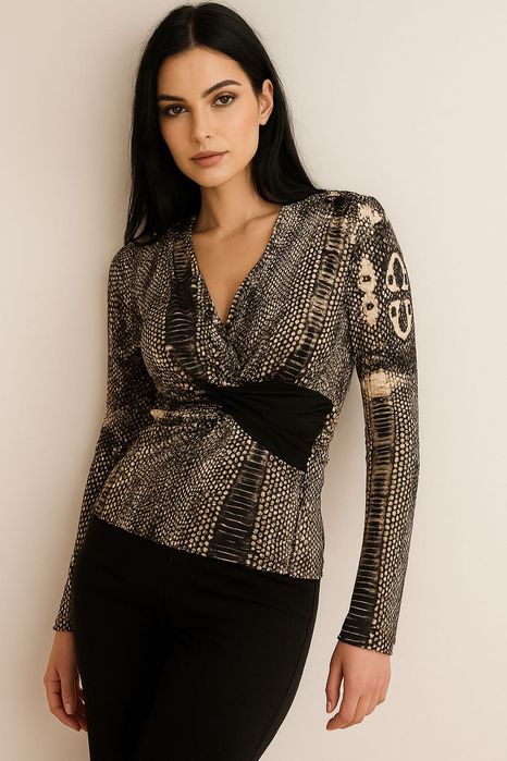 Нова оригинална блуза Roberto Cavalli с сертификат – лукс и стил