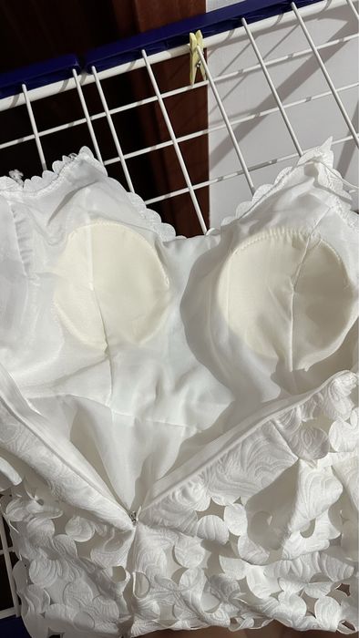 Rochie alba superba