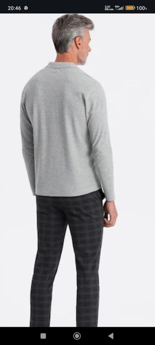 Блуза Ombre - сив и черен цвят (нови, с етикет)