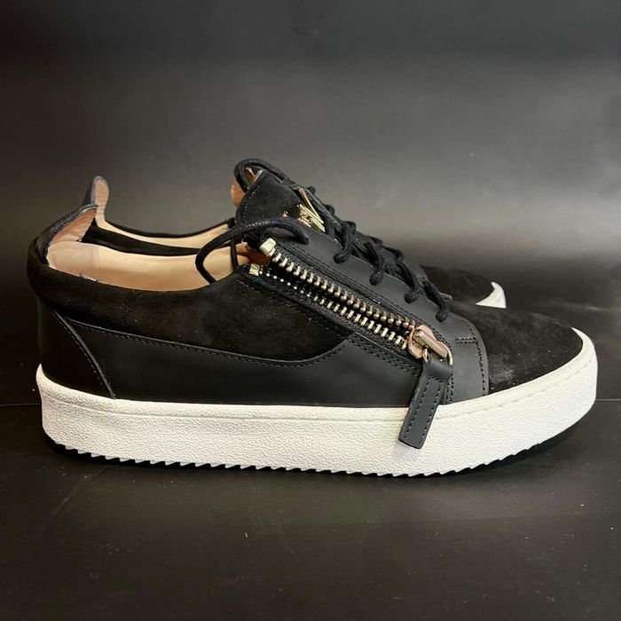 Pantofi tenisi Sneakers Giuseppe Zanotti piele negru  1/1 marime 37-38