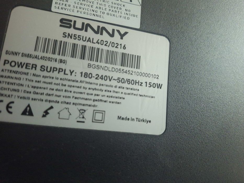 55" led 4k Android  SUNNY телевизор