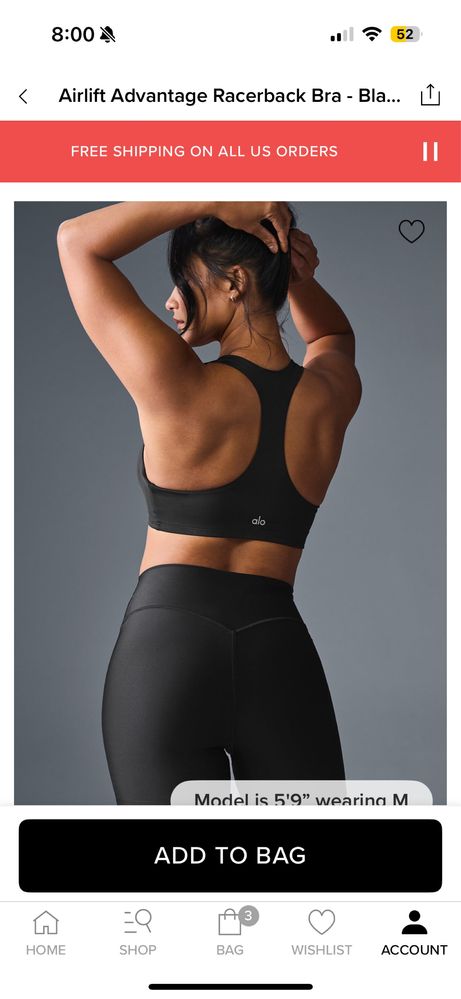 Alo yoga bra/ топ