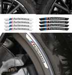 M Performance Jante Sticker Logo Bmw E46 E87 E90 E60 E70 X1 X3 X6 X7