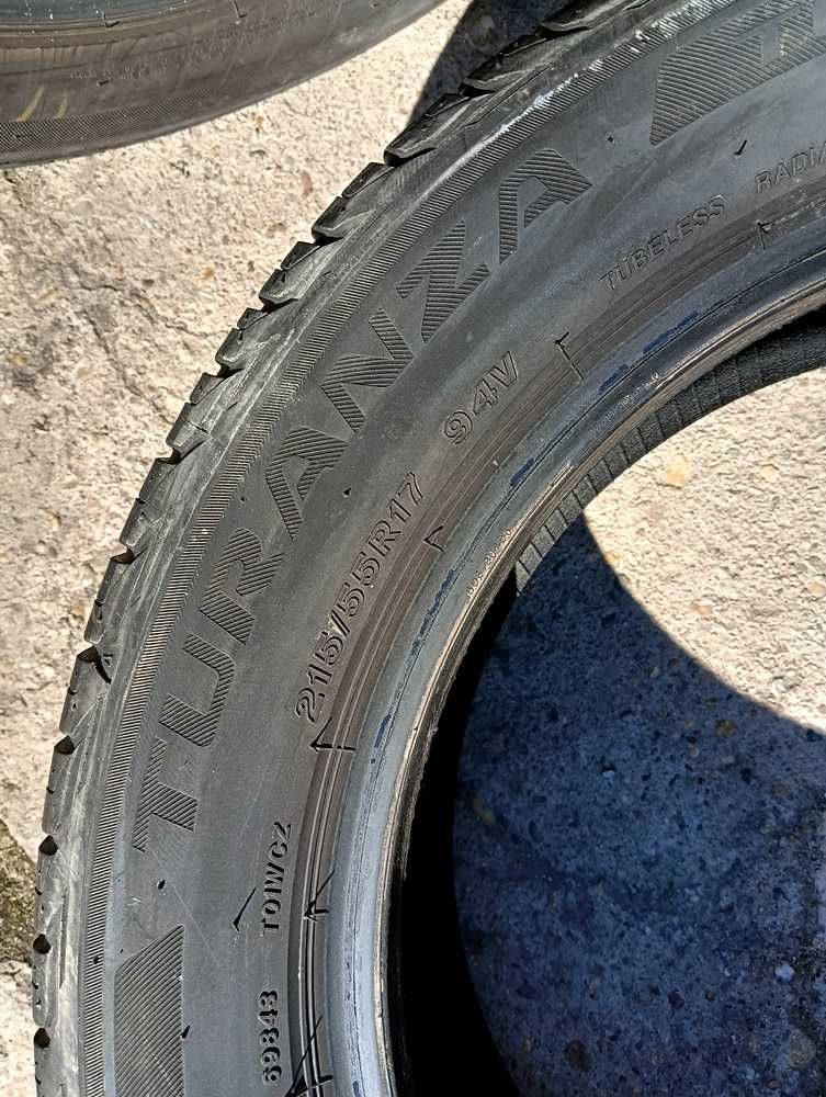 anvelope vara 215/55/17 BRIDGESTONE 2018 5.5-6.4MM