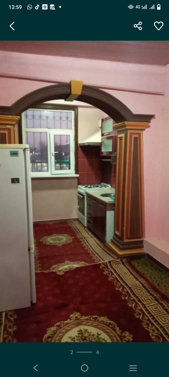 Урганч шахрида кв ижарага берилади