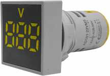 Voltmetru, af., dig., cu LED-uri, 3 dig., 20 - 500V, c. alt.dif culori