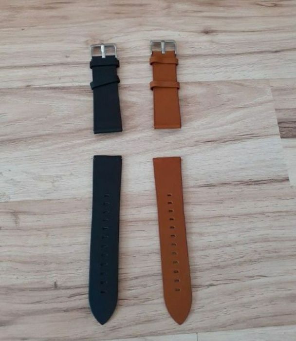 Curea ceas piele neagra maro 22mm 22 Tissot omega orient Seiko Galaxy