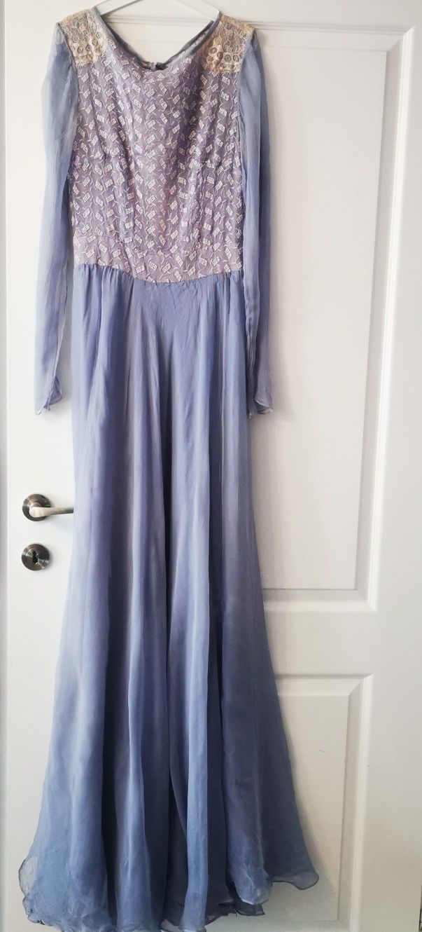 Rochie din voal de matase s