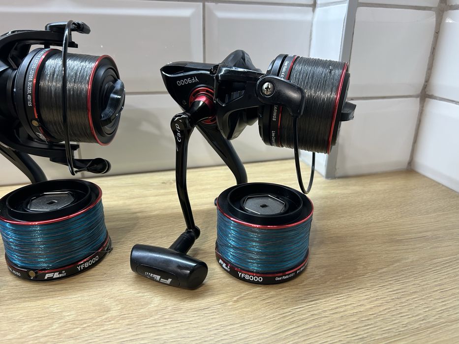 шаранджийски макари FL Carp YF9000 + резервни шпули