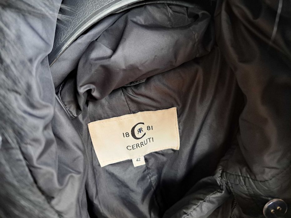 дамско яке,зимно,дълго пухено,шуба гъши пух, Cerruti 1881,лисица