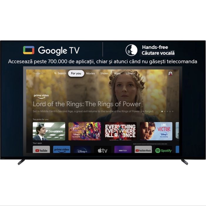 Televizor OLED Smart SONY BRAVIA XR 55A80L, Ultra HD 4K, HDR, 139cm