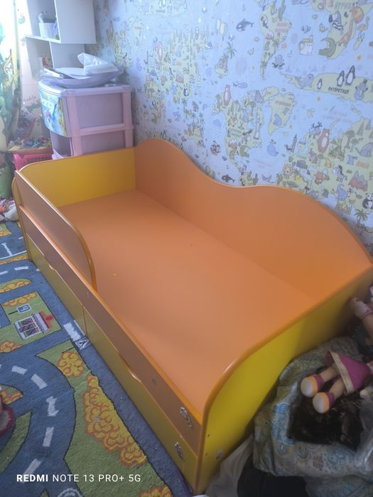 Новая кровать детская 80*165 матрас 75*160