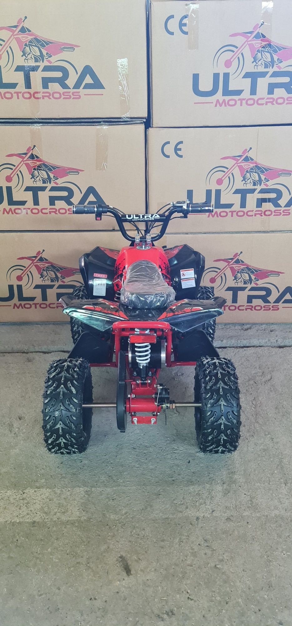 Mini Atv Quad electric de 1000w 48v roti pe 6 inch