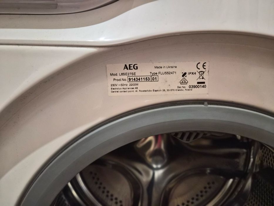 Пералня AEG модел  L6SE27SE , 7 кг. , 1200 об. Slim 50 см.